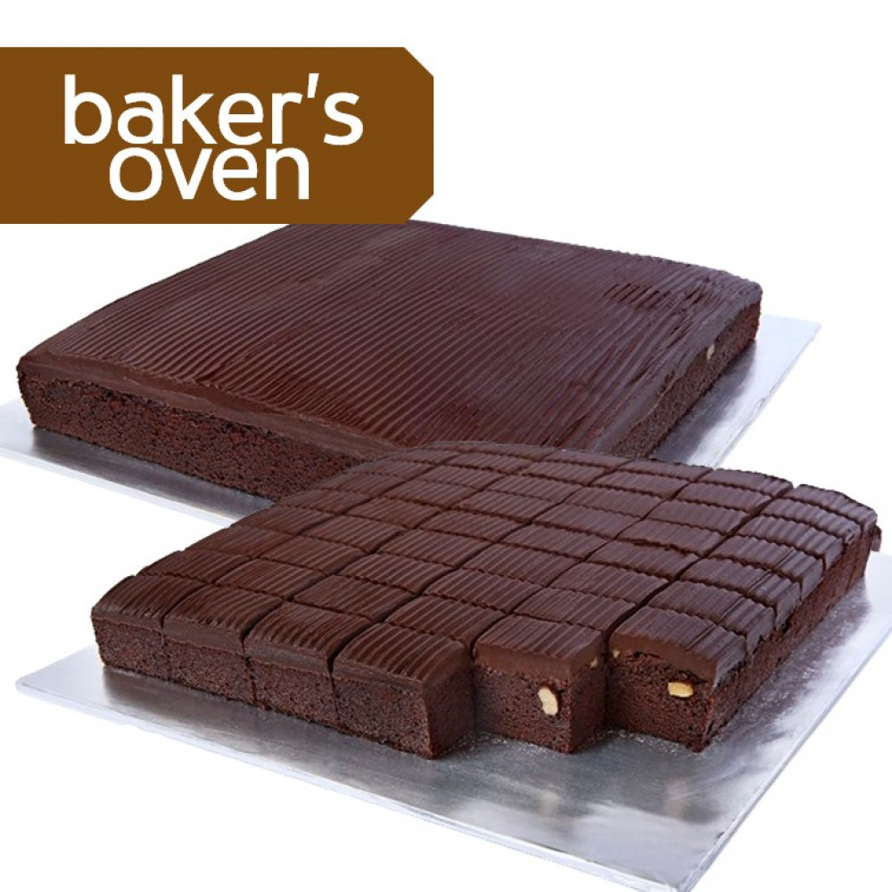 [Baker's Oven] American Brownie with Coating (25cm x 25cm)